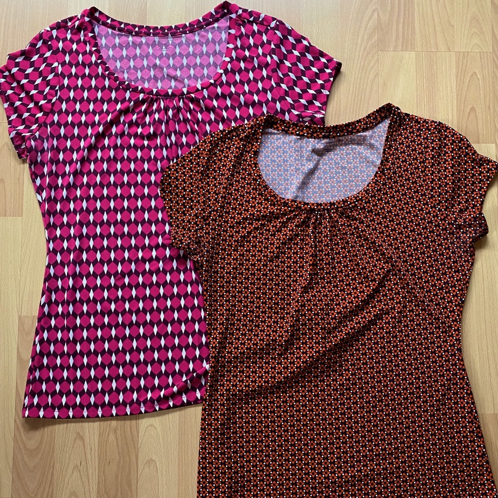 2 Worthington cap sleeve tops-both included